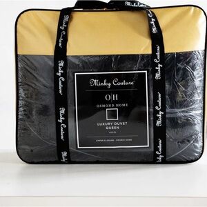 Minky Couture X Osmond Black Queen Duvet Cover
